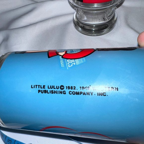 Vintage Kleenex Brand Promotional Glass Tumblers Drinking Glasses x2 Retro - Picture 6 of 14